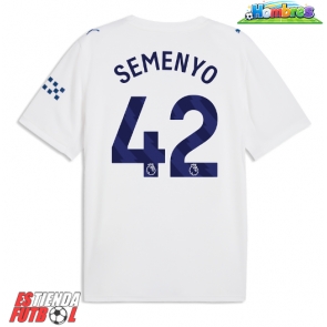 Manchester City Antoine Semenyo #42 Tercera Equipación 2026-27 Manga Corta